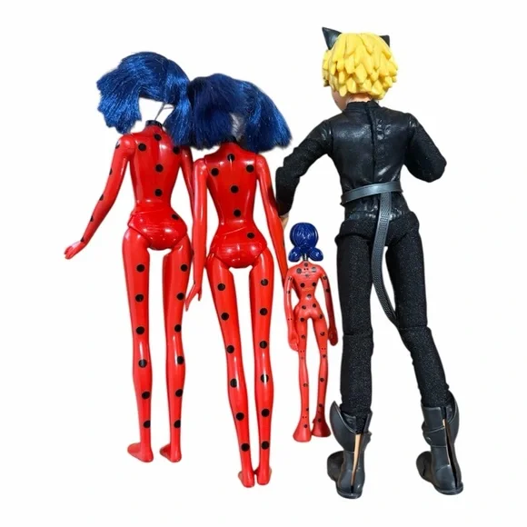 Miraculous Ladybug and Cat Noir fashion dolls bundle. - Picture 2 of 6